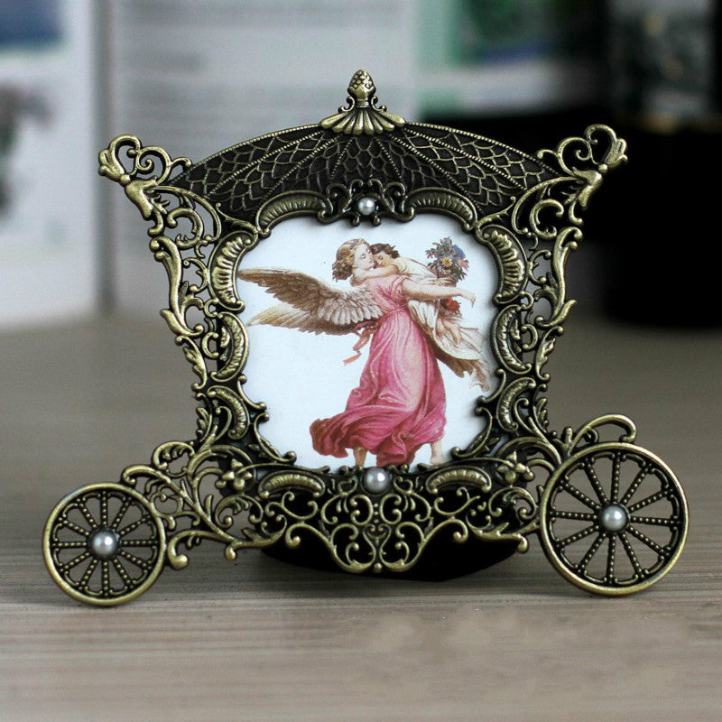 Retro Metal Mini Photo Frame