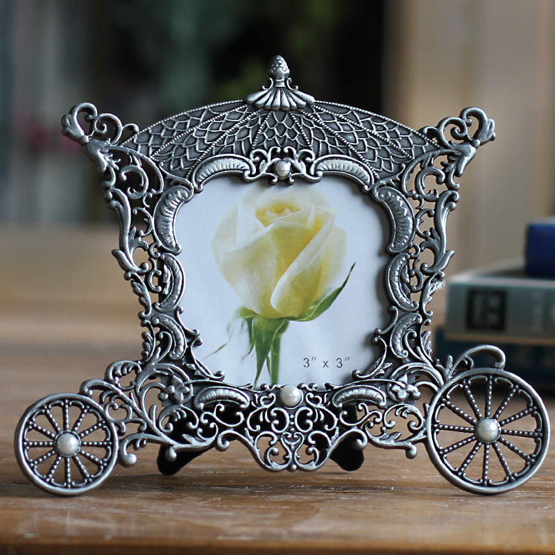 Retro Metal Mini Photo Frame
