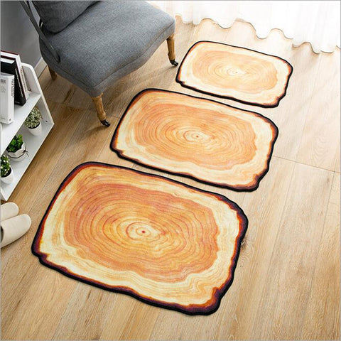 3D Wood Tree Door Mat