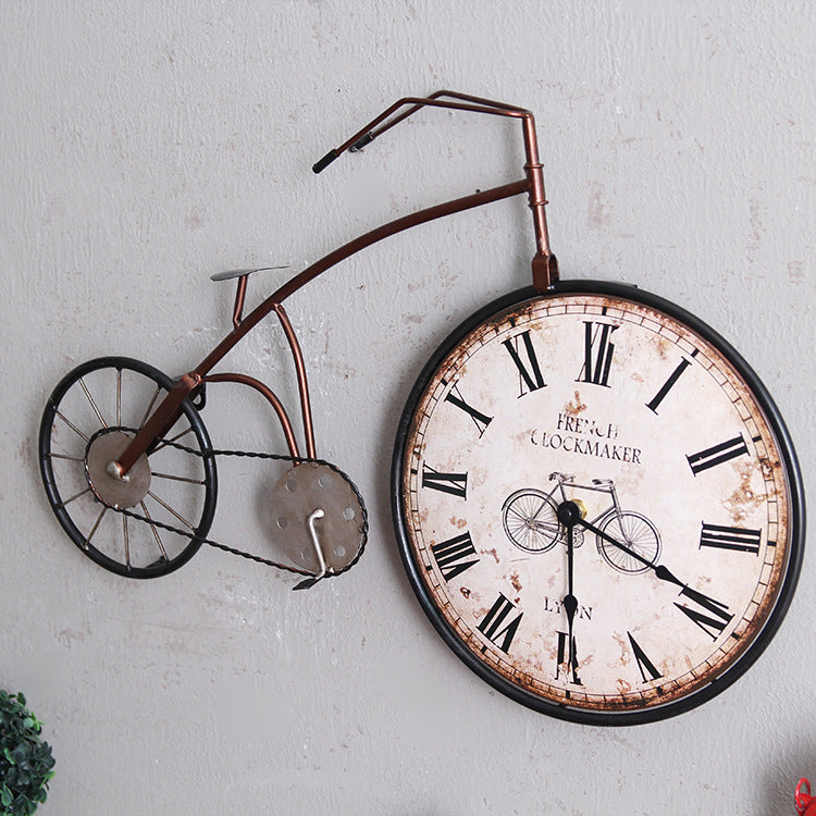 Vintage Creative Bike Wall Clock