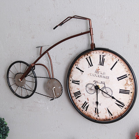 Vintage Creative Bike Wall Clock