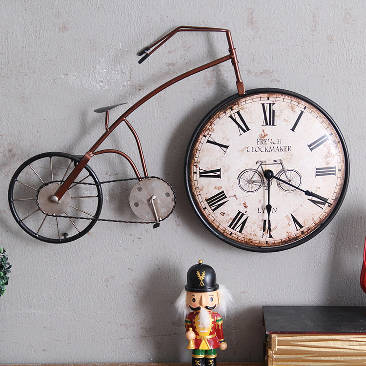 Vintage Creative Bike Wall Clock