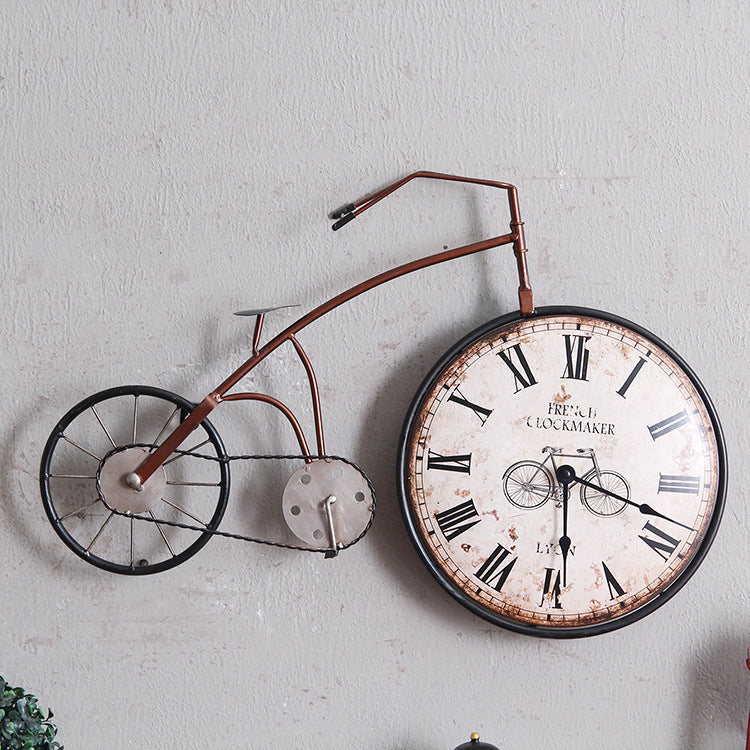 Vintage Creative Bike Wall Clock