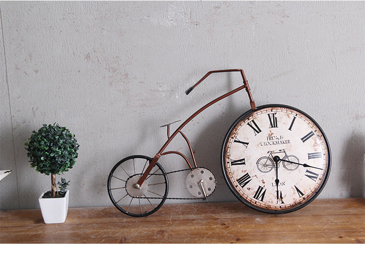 Vintage Creative Bike Wall Clock