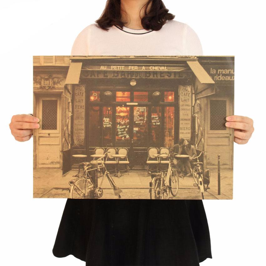 Lovers Nostalgia Kraft Paper Wall Poster