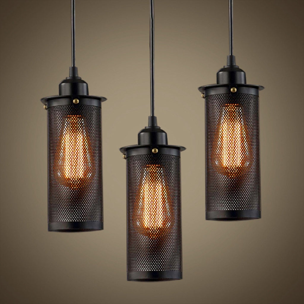 Metal Mesh Hanging Pendant Lamp