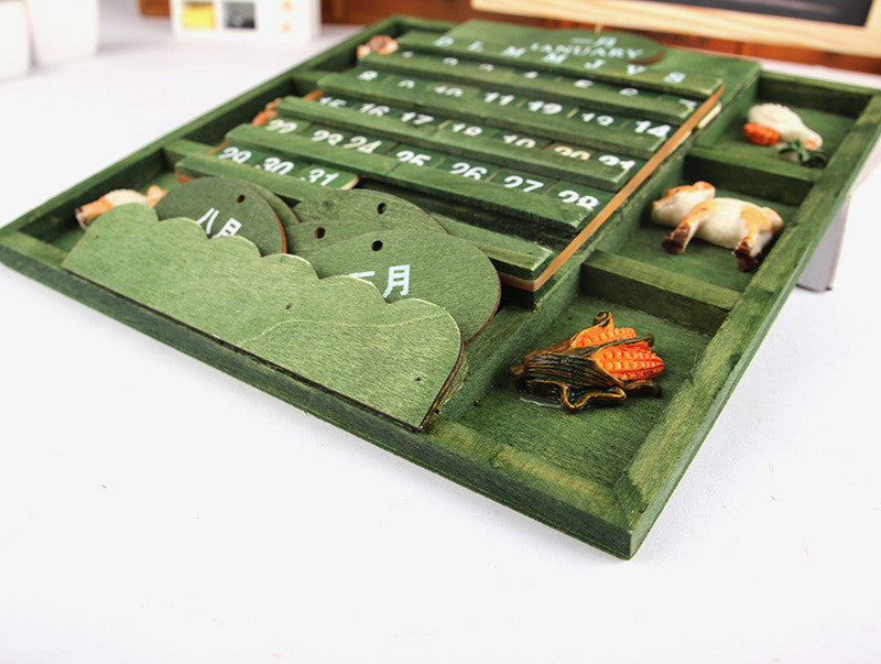 Vintage DIY Wood Calendar