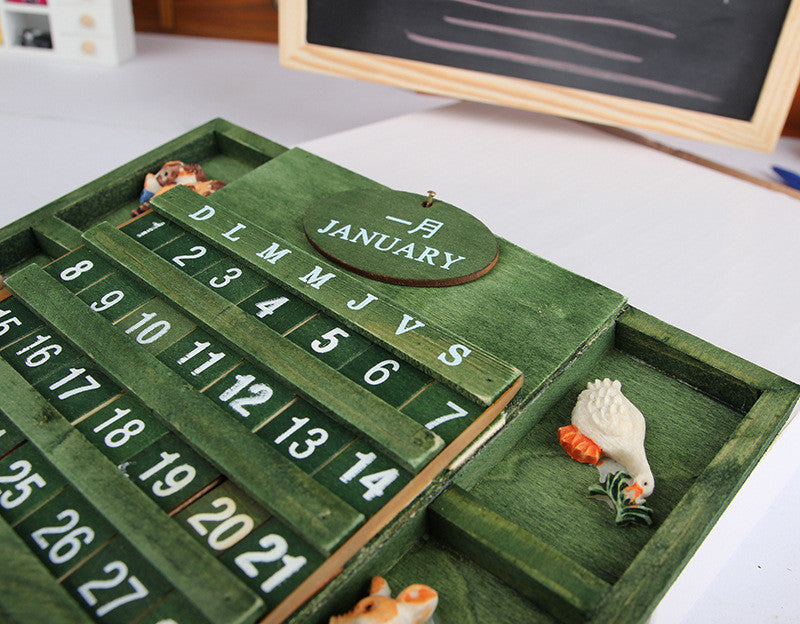 Vintage DIY Wood Calendar