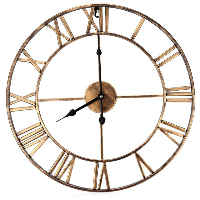 Oversize 3D Vintage Wall Clock